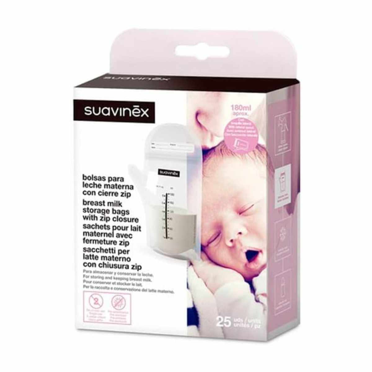 Suavinex Pre-Sterilised Breast Milk Storage Bags - Suavinex baby product