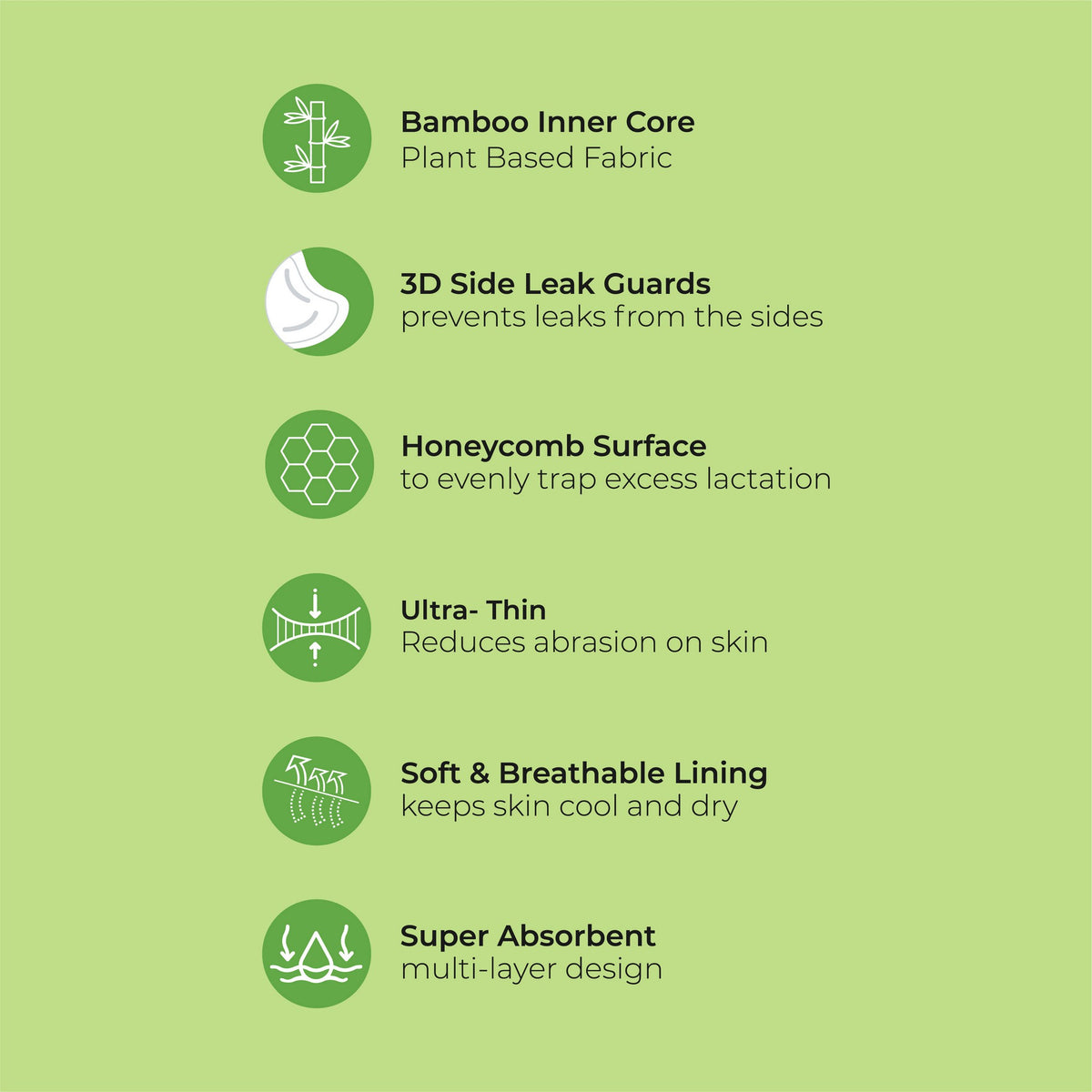 Moon Disposable Breast Pads Maternity Accessories White Adult - Open Box